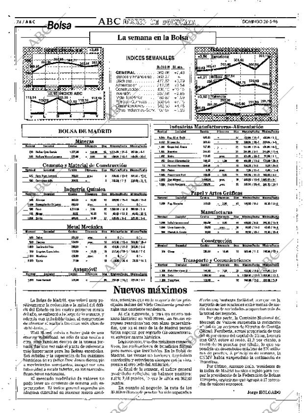 ABC SEVILLA 26-05-1996 página 74