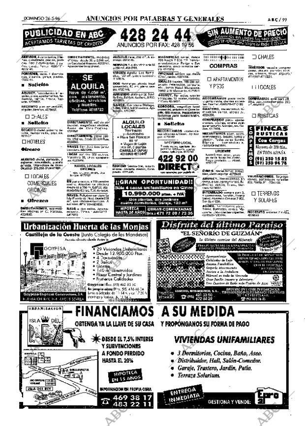 ABC SEVILLA 26-05-1996 página 99