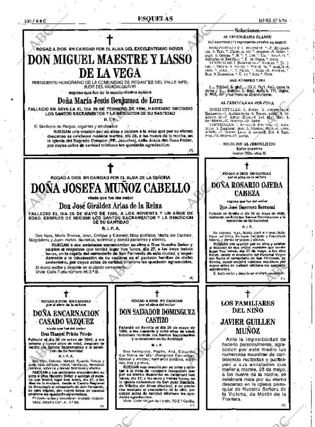 ABC SEVILLA 27-05-1996 página 100