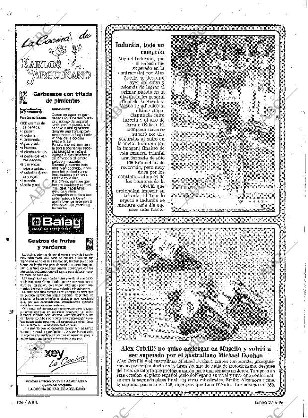 ABC SEVILLA 27-05-1996 página 106