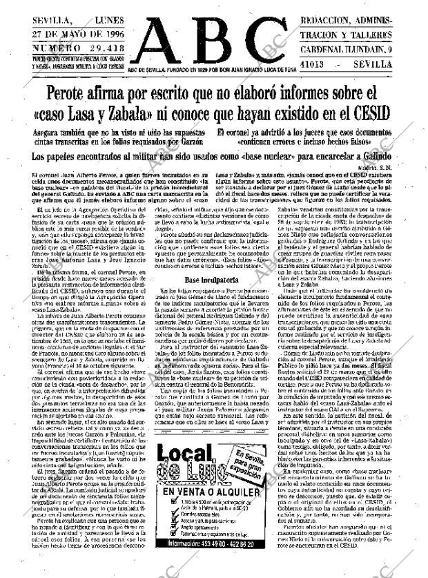 ABC SEVILLA 27-05-1996 página 13
