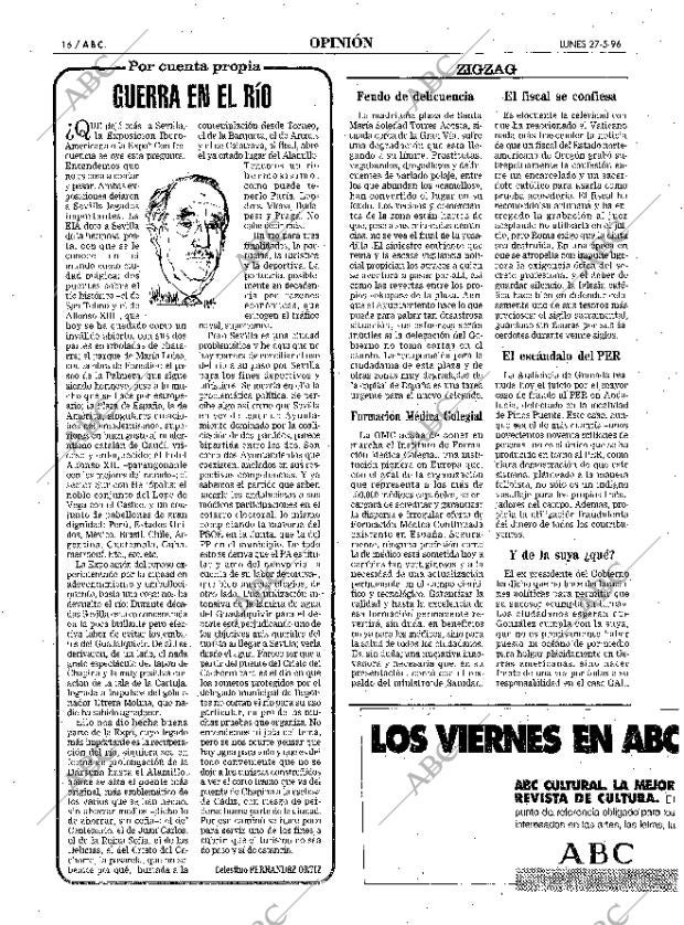 ABC SEVILLA 27-05-1996 página 16