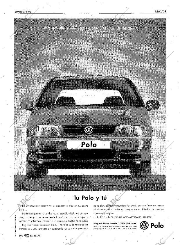 ABC SEVILLA 27-05-1996 página 39