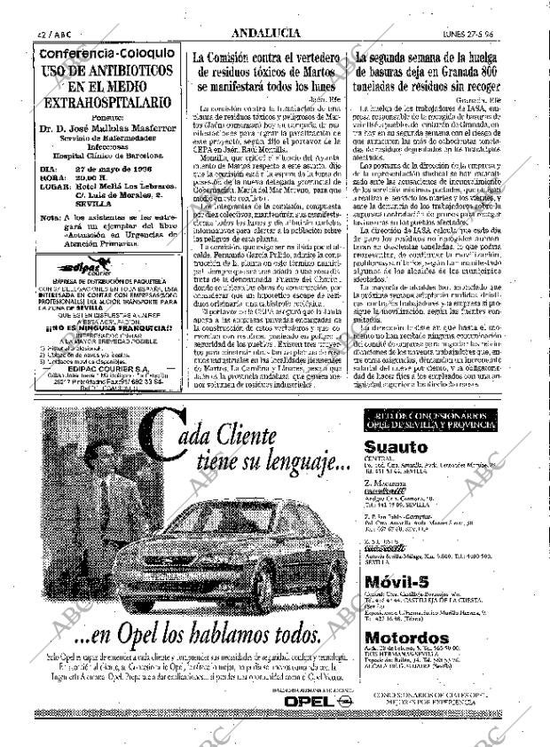ABC SEVILLA 27-05-1996 página 42