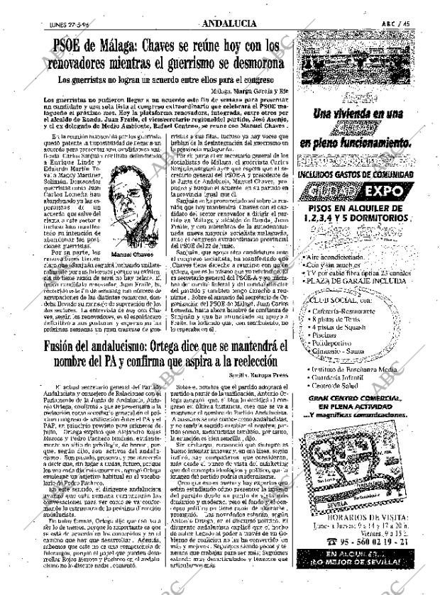 ABC SEVILLA 27-05-1996 página 45