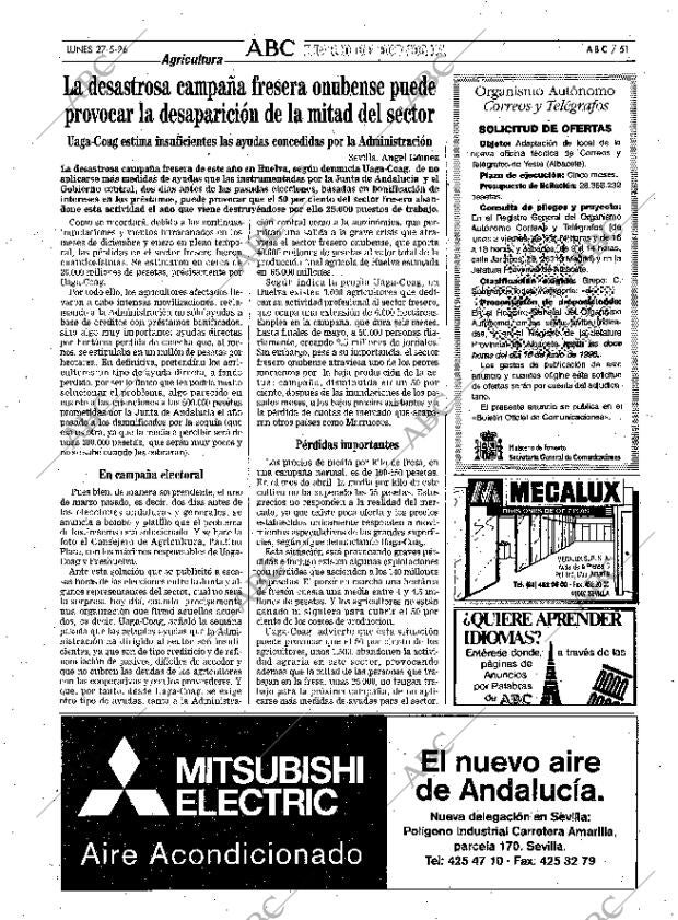 ABC SEVILLA 27-05-1996 página 51