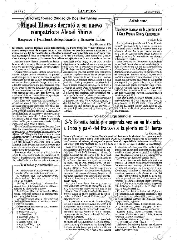 ABC SEVILLA 27-05-1996 página 54