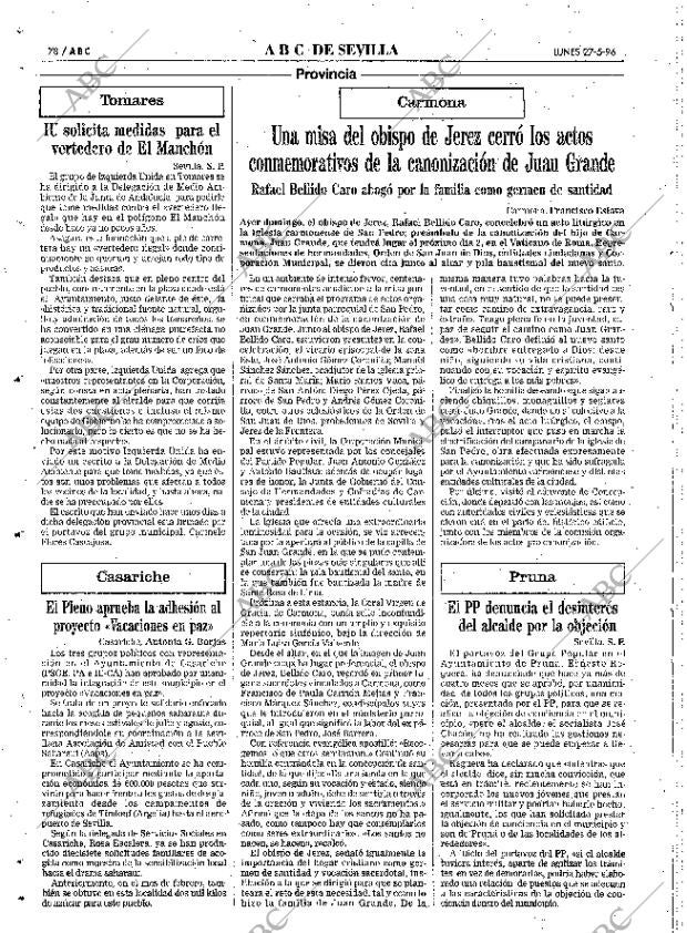 ABC SEVILLA 27-05-1996 página 78