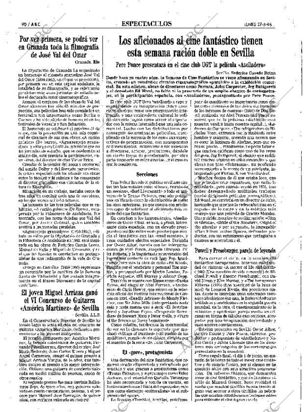 ABC SEVILLA 27-05-1996 página 90