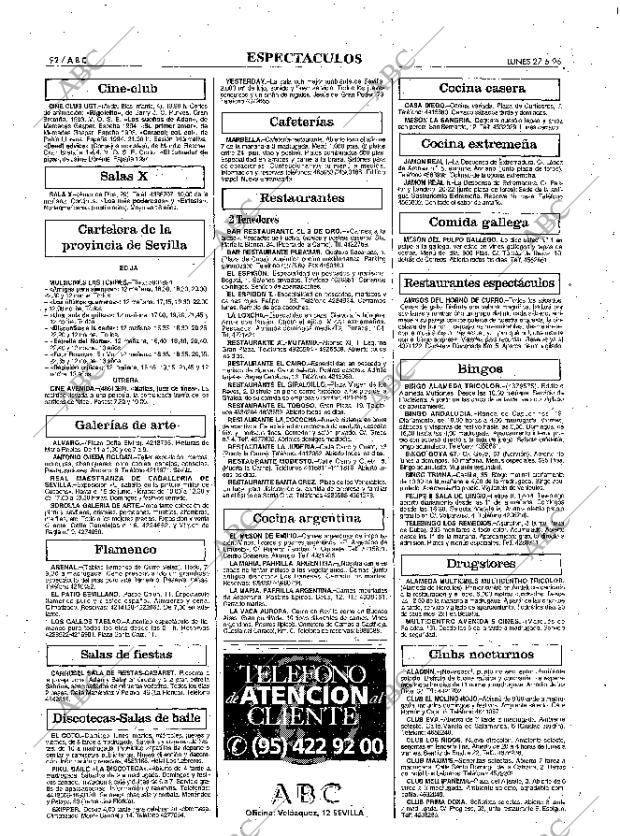 ABC SEVILLA 27-05-1996 página 92