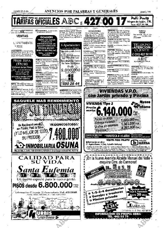 ABC SEVILLA 27-05-1996 página 95