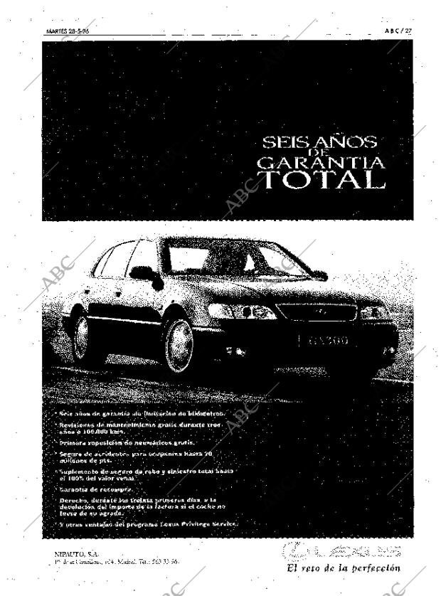 ABC SEVILLA 28-05-1996 página 27