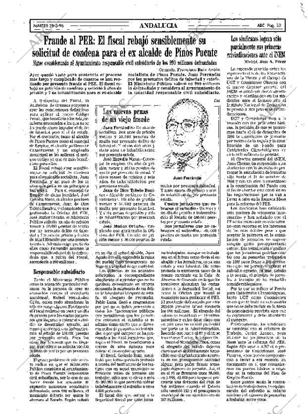 ABC SEVILLA 28-05-1996 página 33