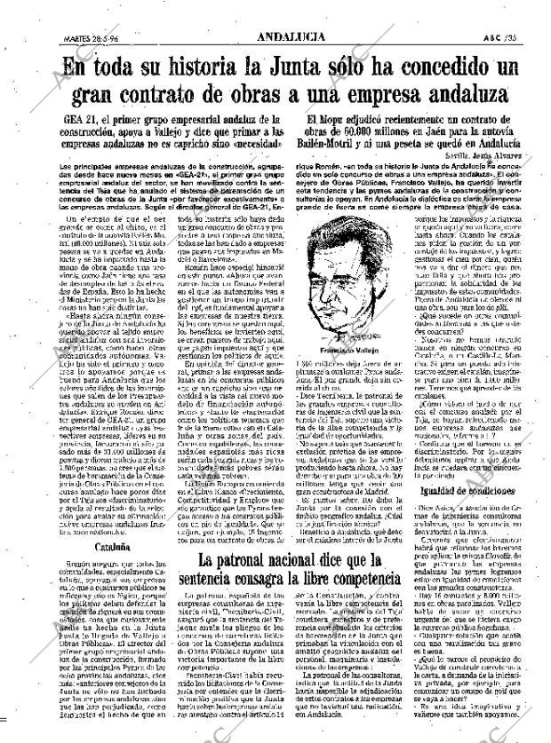 ABC SEVILLA 28-05-1996 página 35