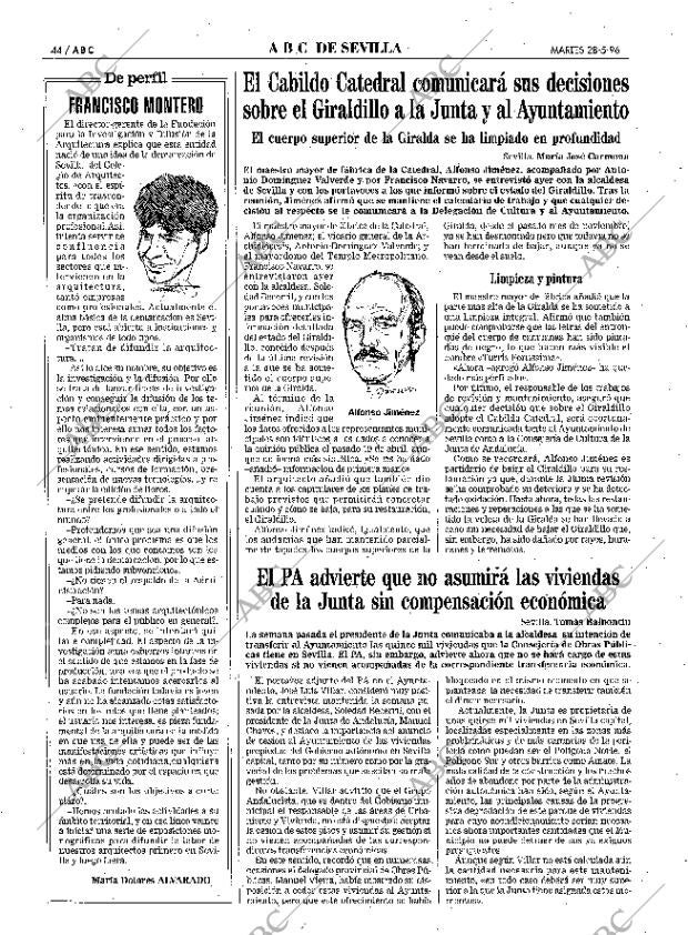 ABC SEVILLA 28-05-1996 página 44