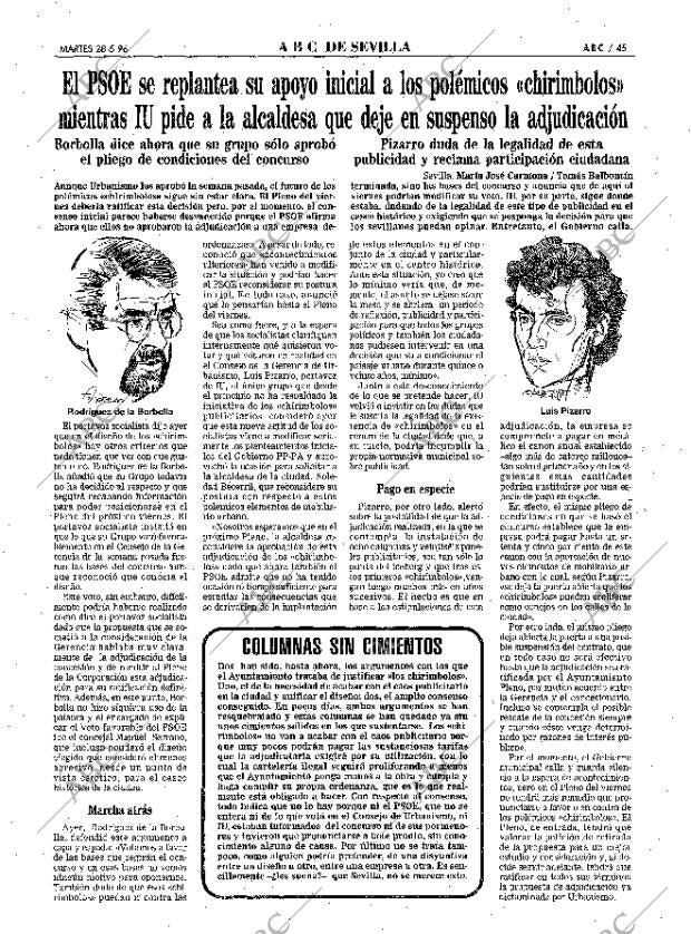 ABC SEVILLA 28-05-1996 página 45