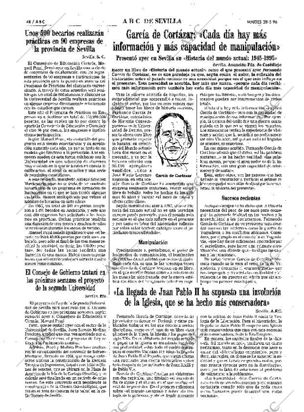 ABC SEVILLA 28-05-1996 página 48