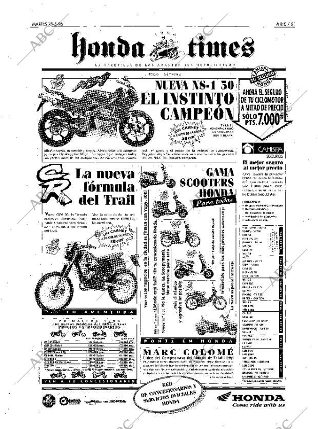 ABC SEVILLA 28-05-1996 página 51