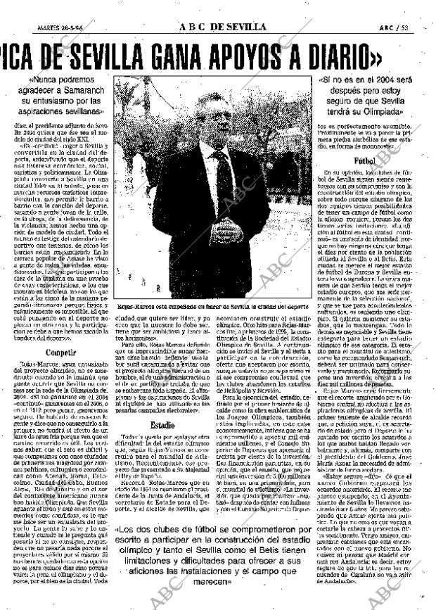 ABC SEVILLA 28-05-1996 página 53