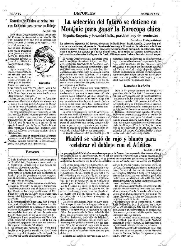 ABC SEVILLA 28-05-1996 página 76