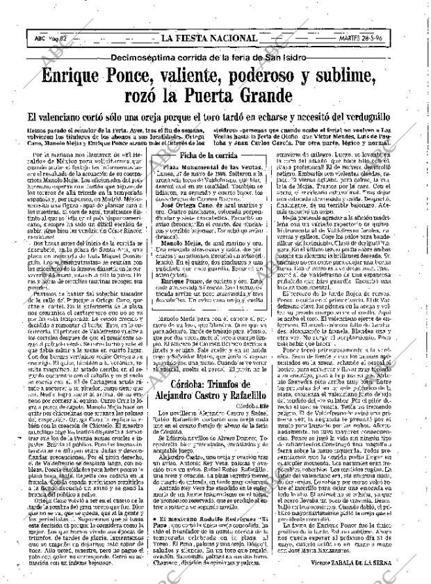 ABC SEVILLA 28-05-1996 página 82