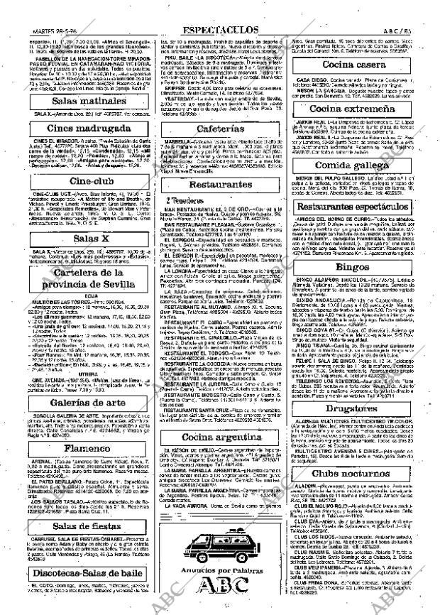 ABC SEVILLA 28-05-1996 página 85