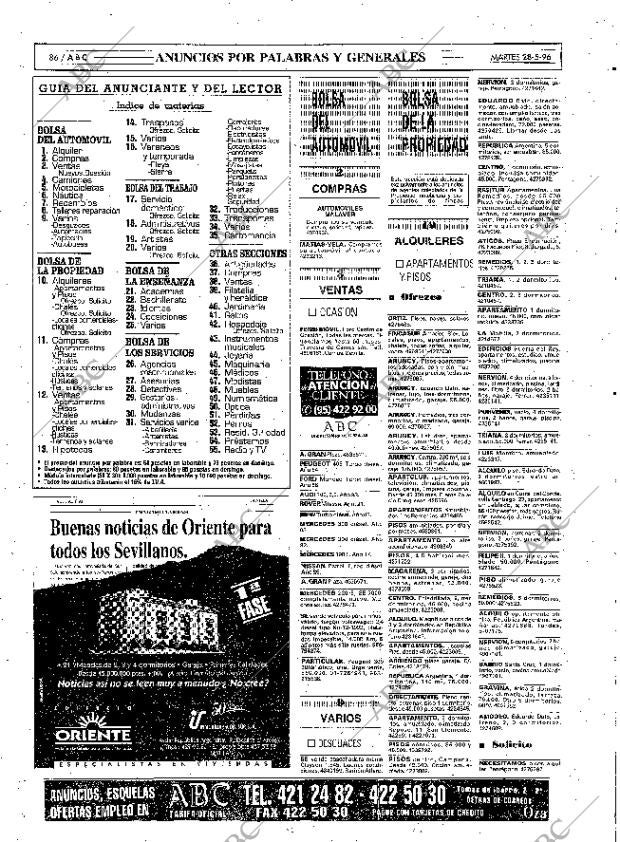 ABC SEVILLA 28-05-1996 página 86