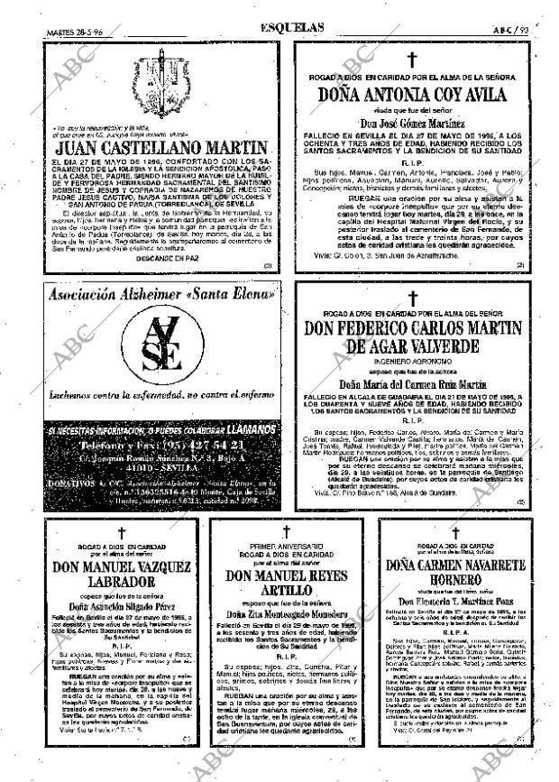 ABC SEVILLA 28-05-1996 página 93