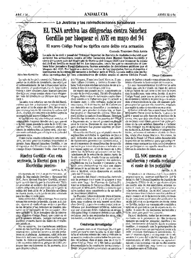 ABC SEVILLA 30-05-1996 página 36