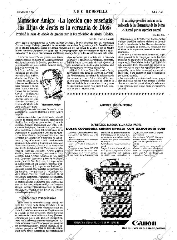 ABC SEVILLA 30-05-1996 página 53