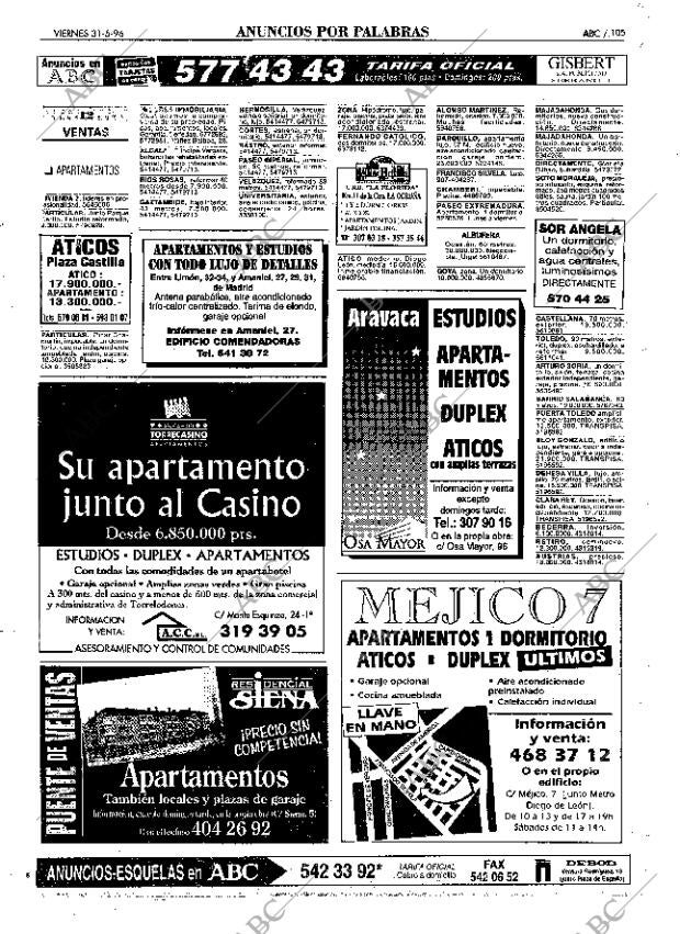 ABC MADRID 31-05-1996 página 105