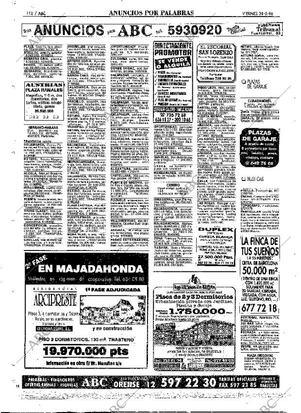 ABC MADRID 31-05-1996 página 112
