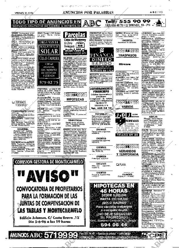 ABC MADRID 31-05-1996 página 113