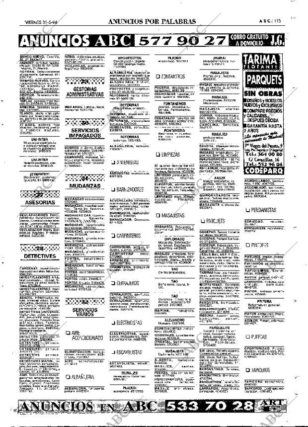 ABC MADRID 31-05-1996 página 115