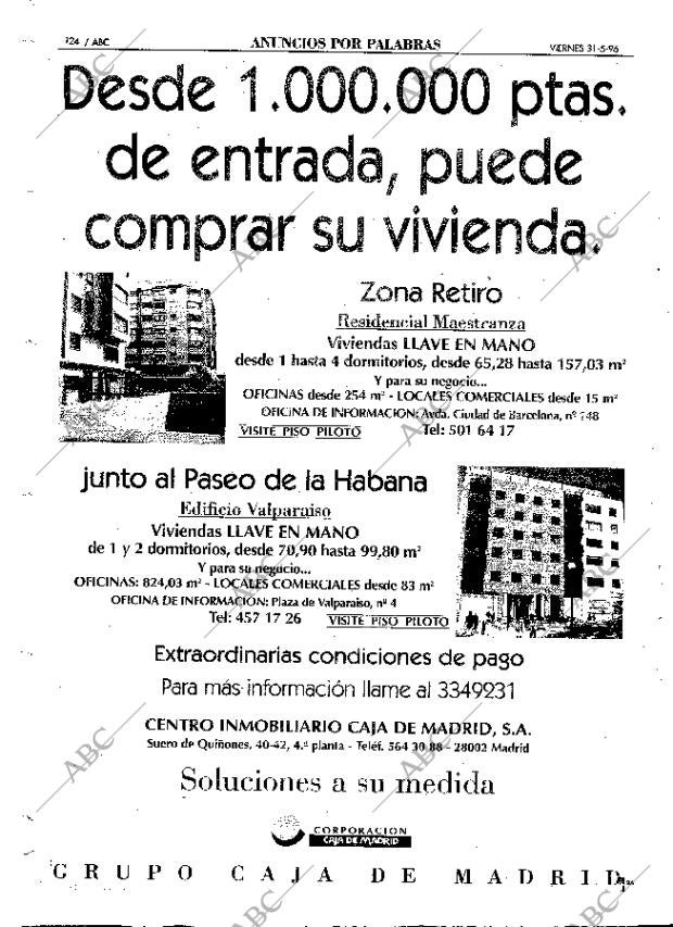 ABC MADRID 31-05-1996 página 124