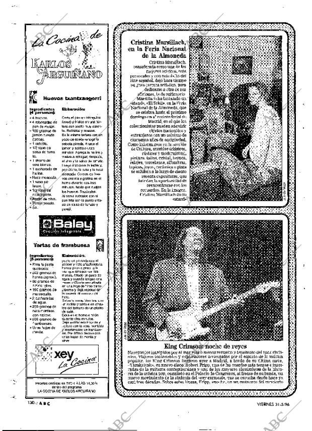 ABC MADRID 31-05-1996 página 130
