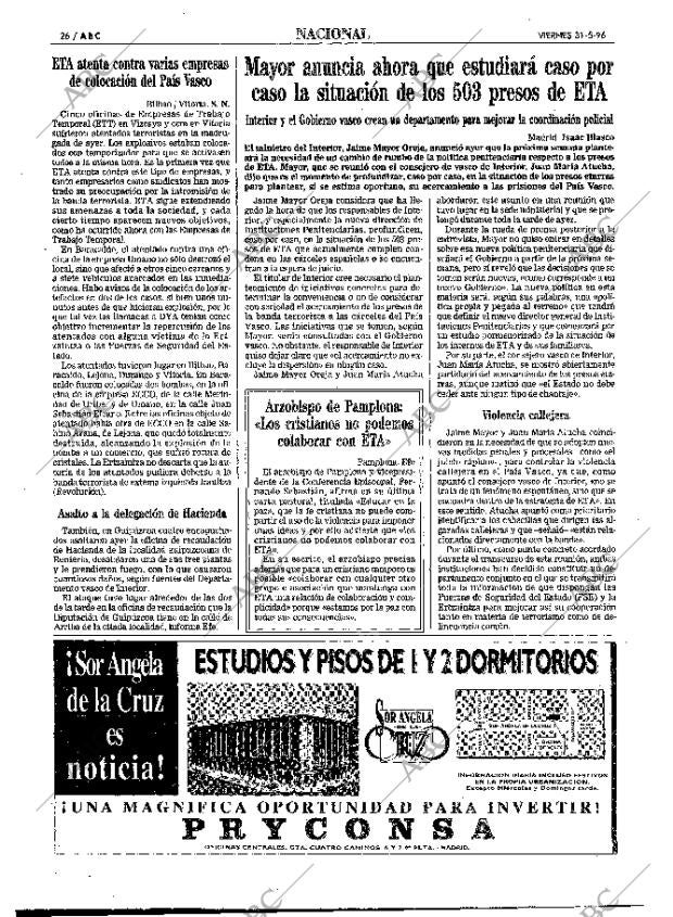 ABC MADRID 31-05-1996 página 26