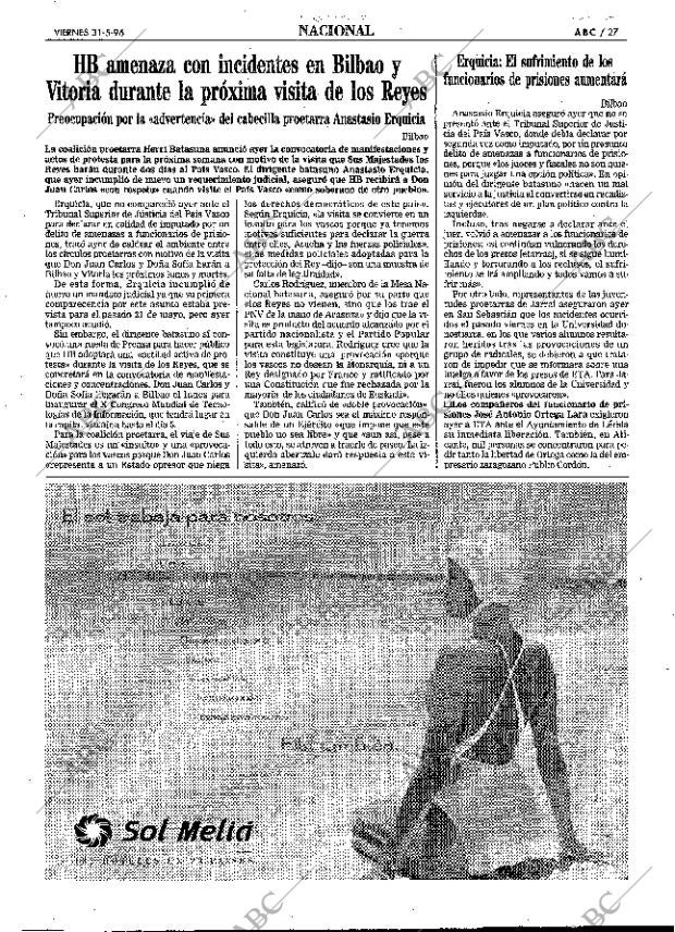 ABC MADRID 31-05-1996 página 27