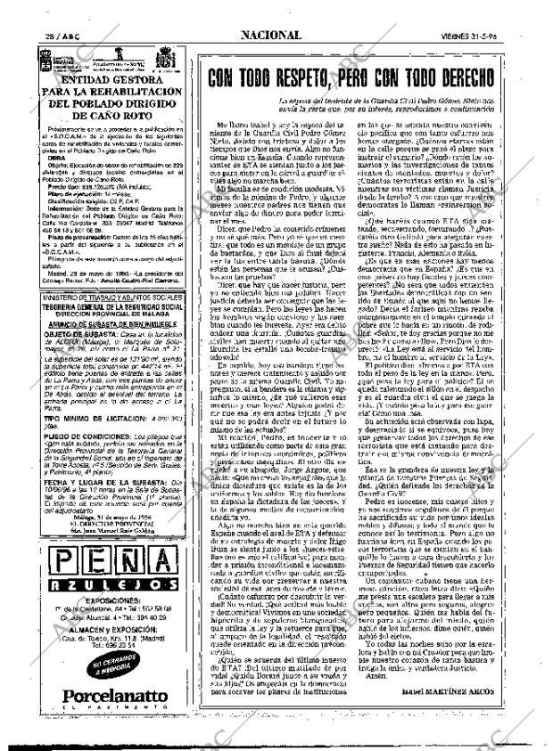 ABC MADRID 31-05-1996 página 28