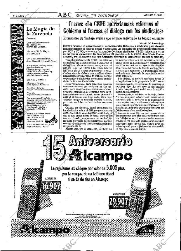 ABC MADRID 31-05-1996 página 44