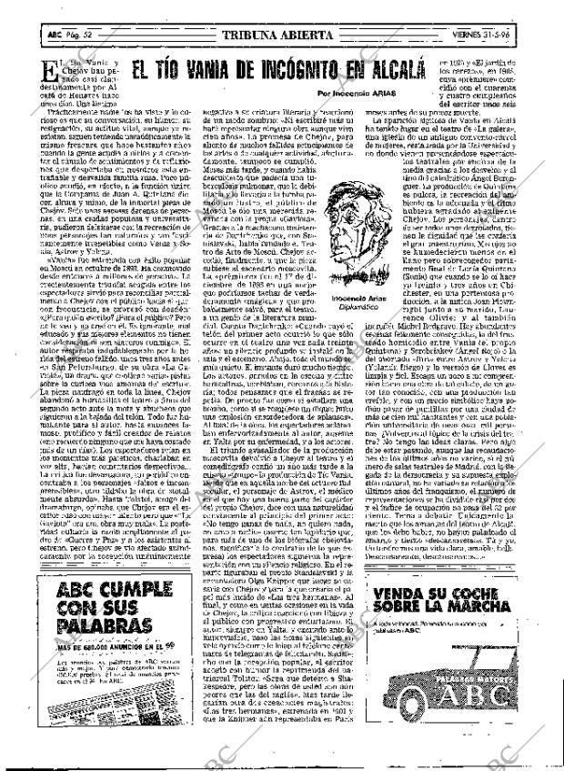 ABC MADRID 31-05-1996 página 52