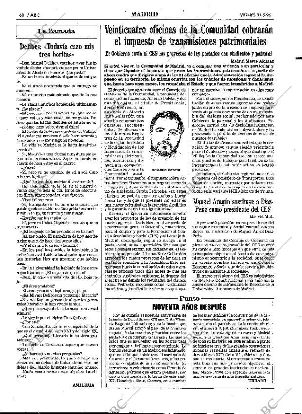 ABC MADRID 31-05-1996 página 60