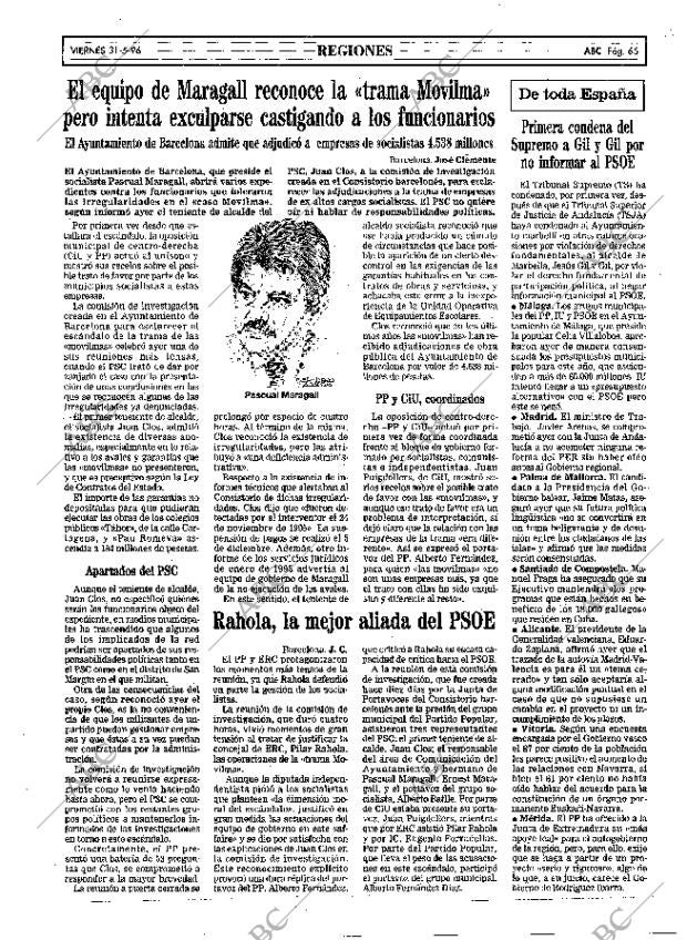 ABC MADRID 31-05-1996 página 65