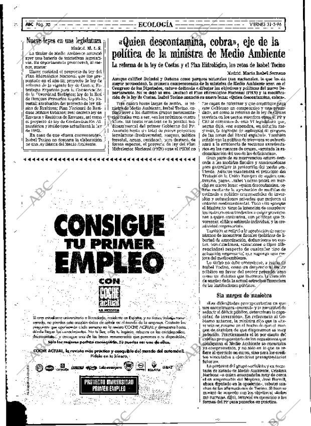 ABC MADRID 31-05-1996 página 70