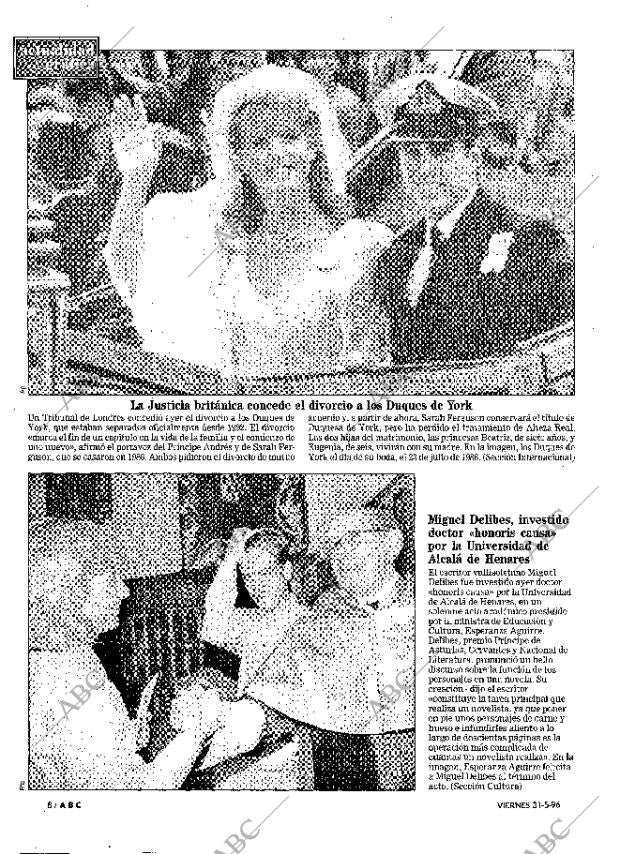 ABC MADRID 31-05-1996 página 8
