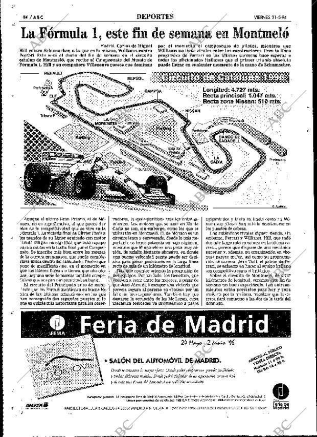 ABC MADRID 31-05-1996 página 84