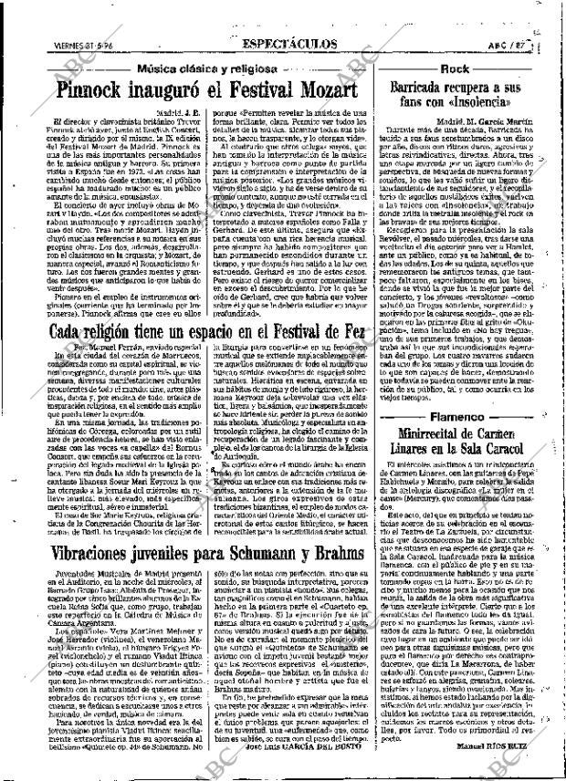 ABC MADRID 31-05-1996 página 87