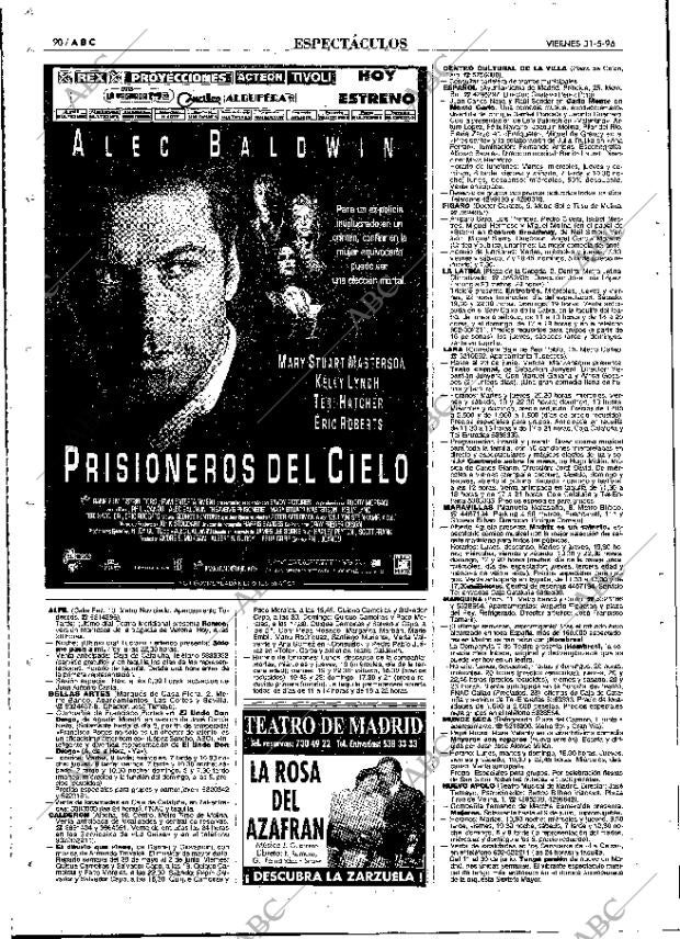 ABC MADRID 31-05-1996 página 90