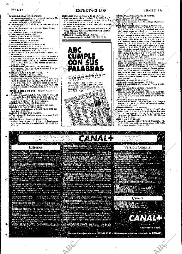 ABC MADRID 31-05-1996 página 96