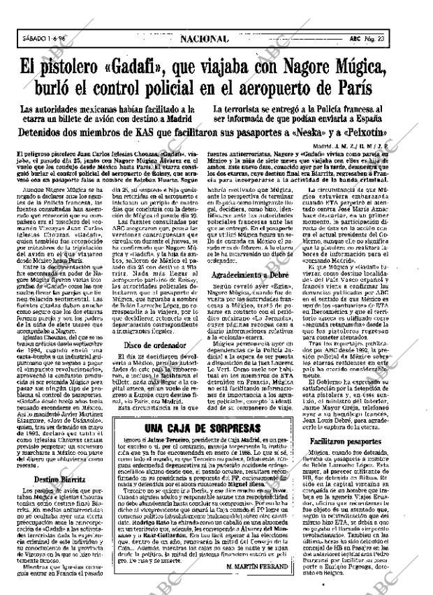 ABC MADRID 01-06-1996 página 23